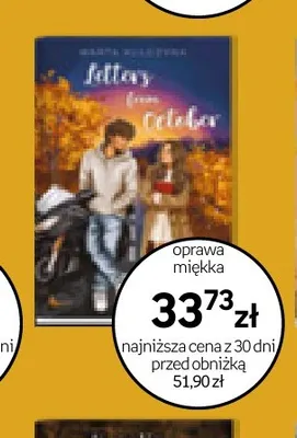 Książka Letters from October promocja w Empik