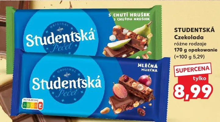 Czekolada różne rodzaje promocja w Kaufland