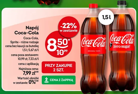 Napój gazowany Sprite promocja w Żabka