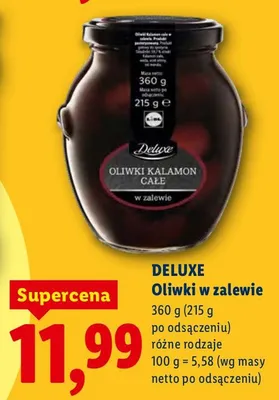 Oliwki Kalamon całe w zalewie promocja w Lidl
