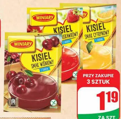 Kisiel różne rodzaje promocja w Dino