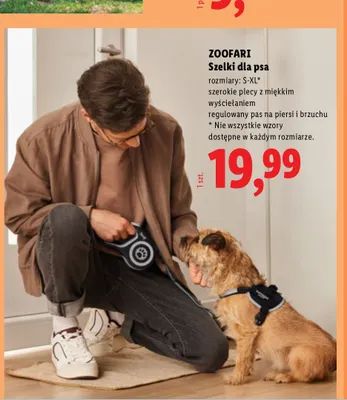 Szelki dla psa Zoofari promocja w Lidl