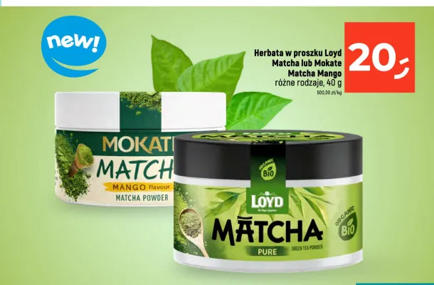 Herbata w proszku Mokate Matcha Mango promocja w Dealz