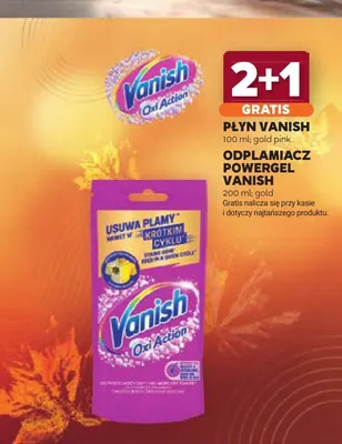 Odplamiacz Powergel Vanish gold promocja w Stokrotka