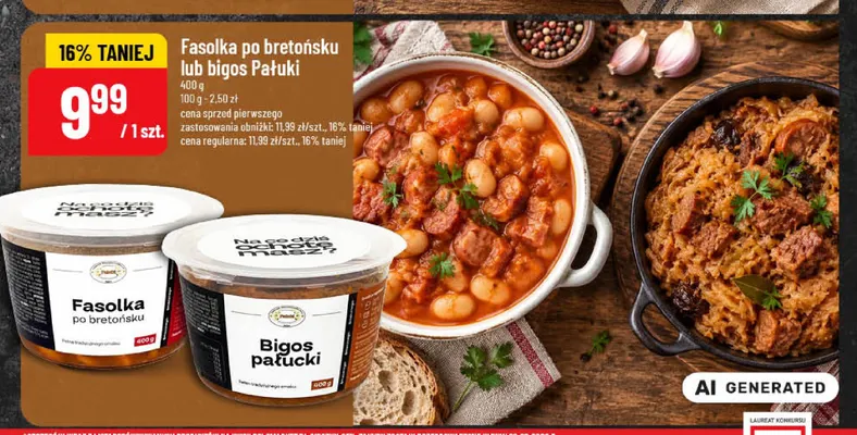 Fasolka po bretońsku Pałuki promocja w POLOmarket