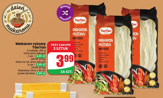Makaron ryżowy TaoTao promocja w Dino