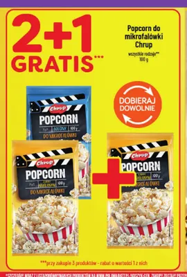 Popcorn do mikrofalówki Chrup promocja w POLOmarket