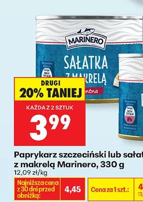 Sałatka z makrelą promocja w Biedronka