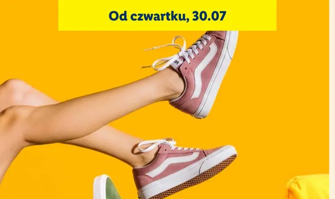 Sneakersy damskie Vans promocja w Lidl