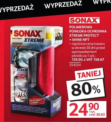 Polimerowa powłoka ochronna Xtreme Protect + Shine Npt Sonax promocja w Selgros