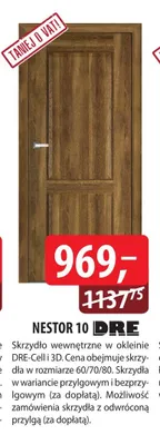Skrzydło wewnętrzne NESTOR 10 DRE promocja w Dobre Dla Domu