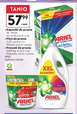 Kapsułki do prania Ariel promocja w Intermarche