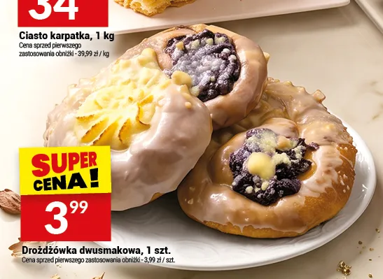 Drożdżówka dwusmakowa Białecki promocja w Twój Market