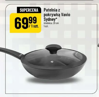 Patelnia z pokrywką Vavio Sydney średnica: 28cm promocja w POLOmarket