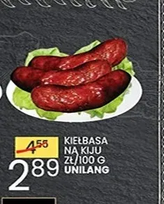 Kiełbasa na kiju Unilang promocja w Wafelek