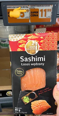 Sashimi z sosami Asia Flavours promocja w Biedronka