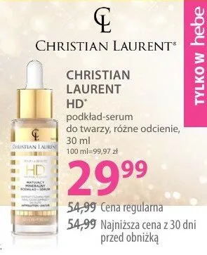 Podkład serum do twarzy, różne odcienie promocja w Hebe