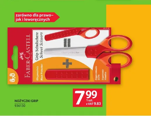 Nożyczki Grip Faber-Castell promocja w Selgros