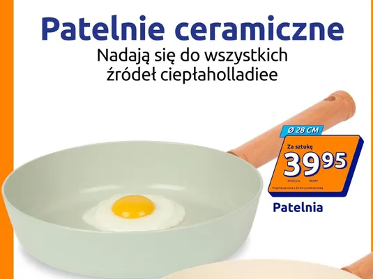 Patelnia ceramiczna 28 cm promocja w Action