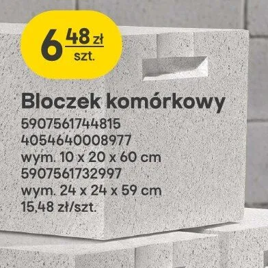 Bloczek komórkowy promocja w Castorama