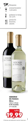 Wino czerwone półwytrawne Señorío de Paniza promocja w Kaufland