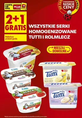 Serek homogenizowany waniliowy Tutti promocja w Biedronka