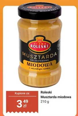 Musztarda miodowa promocja w Dino
