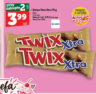 Baton Twix Xtra promocja w TOPAZ