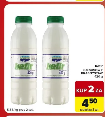 Kefir luksusowy Krasnystaw promocja w Carrefour Market