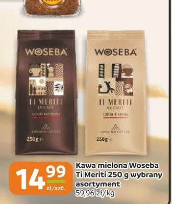Kawa mielona Woseba Ti Meriti promocja w Społem Częstochowa