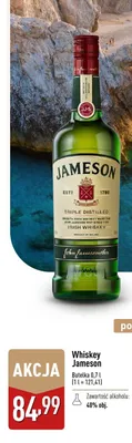 Whiskey Jameson promocja w Aldi