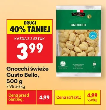 Gnocchi świeże promocja w Biedronka