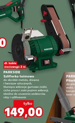 Szlifierka taśmowa Parkside promocja w Kaufland
