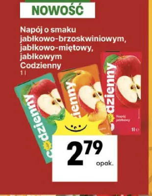 Napój o smaku jabłkowym Codzienny promocja w Delikatesy Centrum