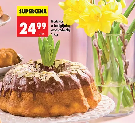 Babka z belgijską czekoladą promocja w Biedronka