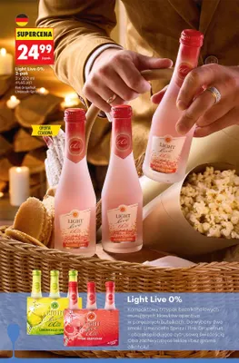 Wino bezalkoholowe Light Live Limoncello Sprizz 3-pak promocja w Biedronka