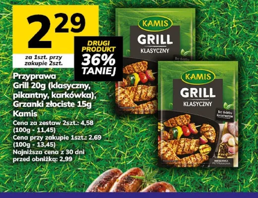 Przyprawa Grill Kamis klasyczny promocja w Hitpol