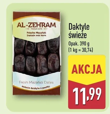 Daktyle świeże promocja w Aldi