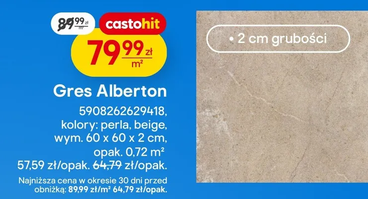 Gres Alberton promocja w Castorama