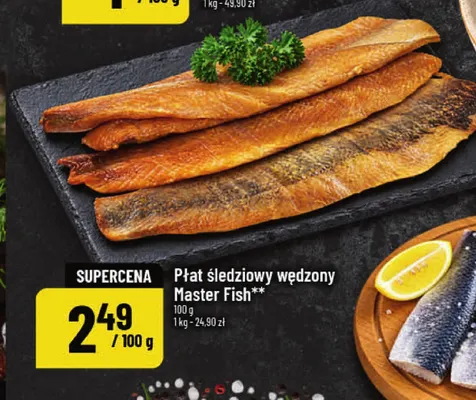 Płat śledziowy wędzony Master Fish promocja w POLOmarket