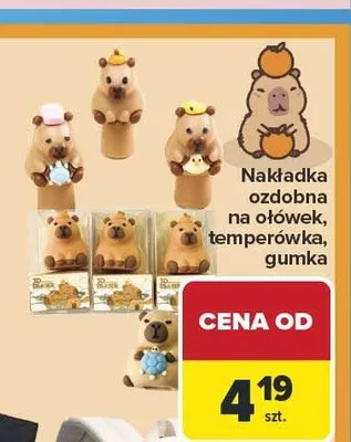 Nakładka ozdobna na ołówek Capybara Wikam promocja w Carrefour