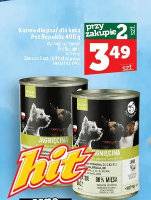 Karma dla psa Pet Republic promocja w TOPAZ
