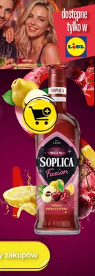Likier Soplica Fusion wiśnia pigwa cytryna 0,5 promocja w Lidl