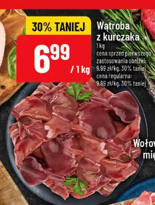 Wątroba z kurczaka promocja w POLOmarket