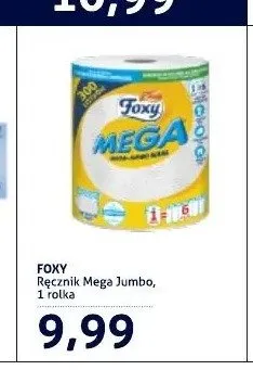 Ręcznik papierowy Foxy Mega Jumbo promocja w Blue Stop