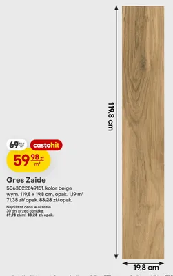 Gres Zaide promocja w Castorama