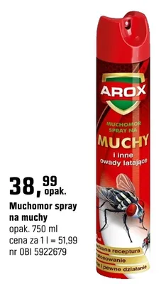 Muchomor spray na muchy promocja w OBI
