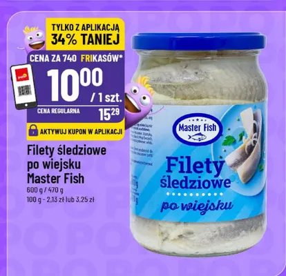 Filety śledziowe po wiejsku Master Fish promocja w POLOmarket