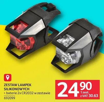 Zestaw lampek silikonowych baterie 2x CR2032 w zestawie promocja w Selgros