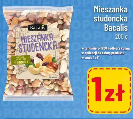 Mieszanka studencka Bacalis promocja w POLOmarket
